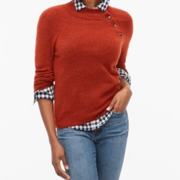 NWT J Crew Burgundy Sweater - Picture 5 of 7
